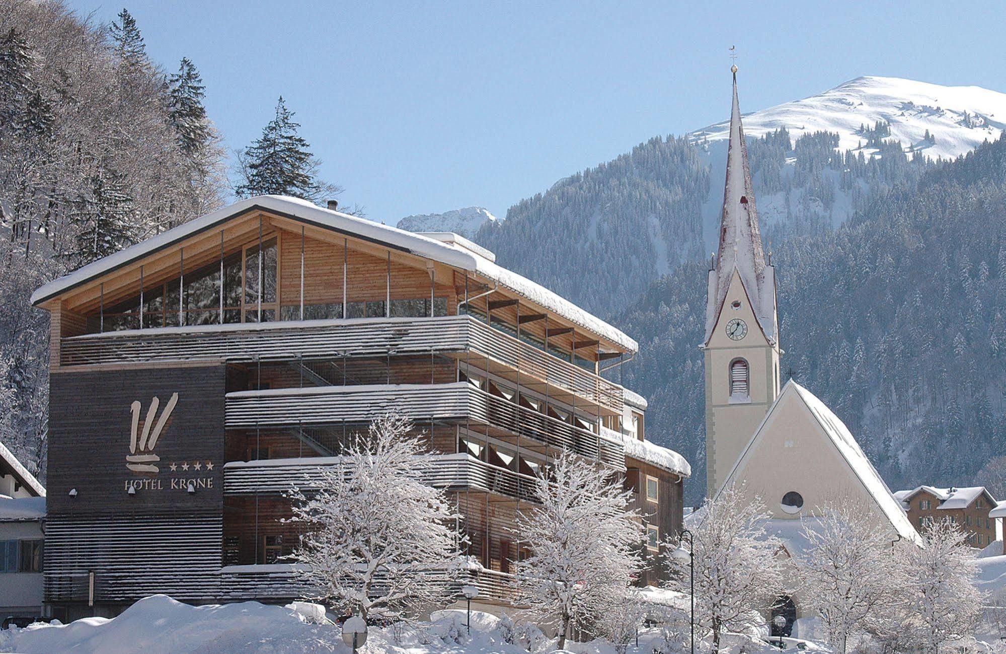Hotel Krone In Au Au (Vorarlberg) Exterior foto